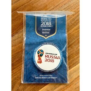 FIFA World Cup Russia 2018 official pin badge souvenir NWT